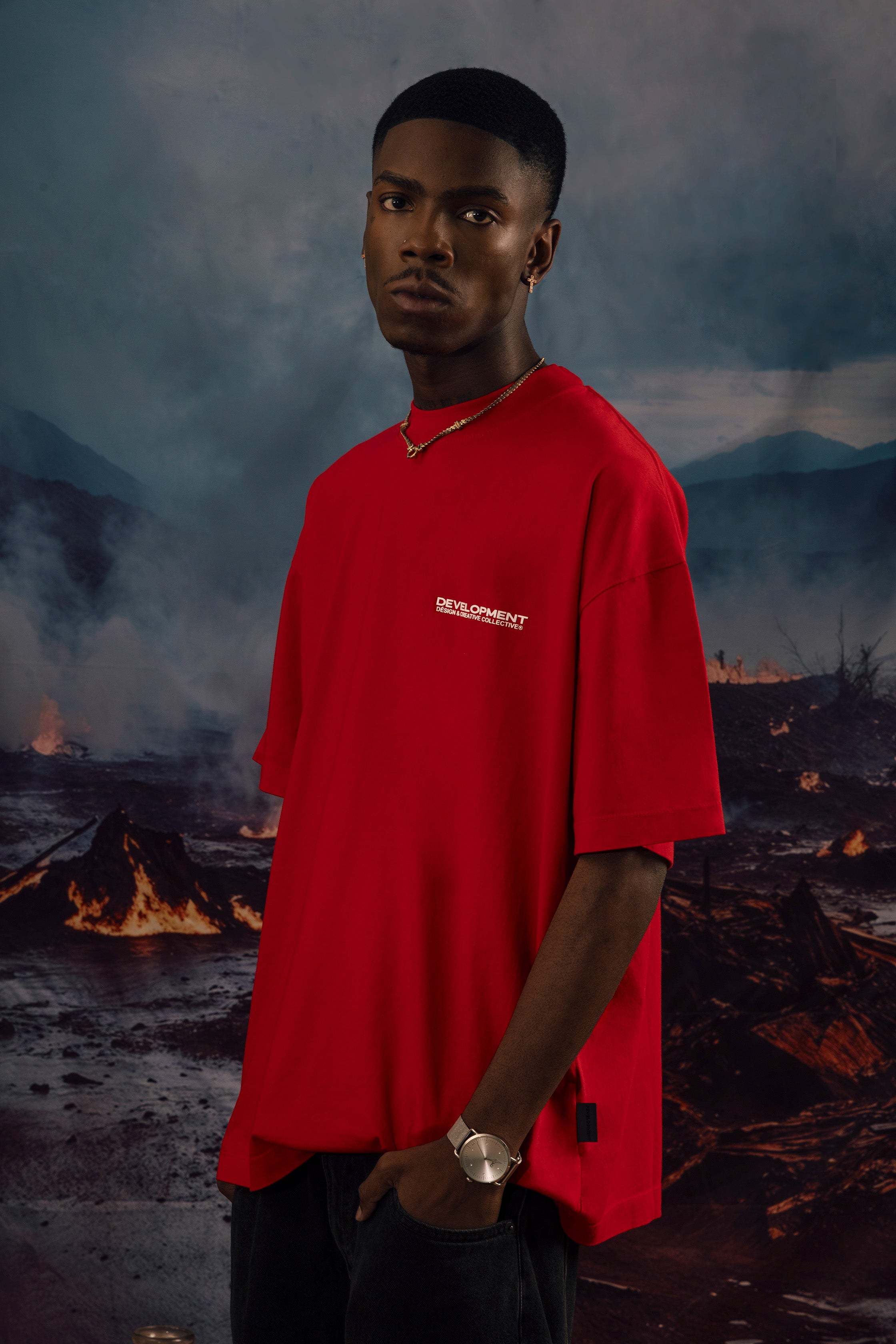 COG Creative collective red tee