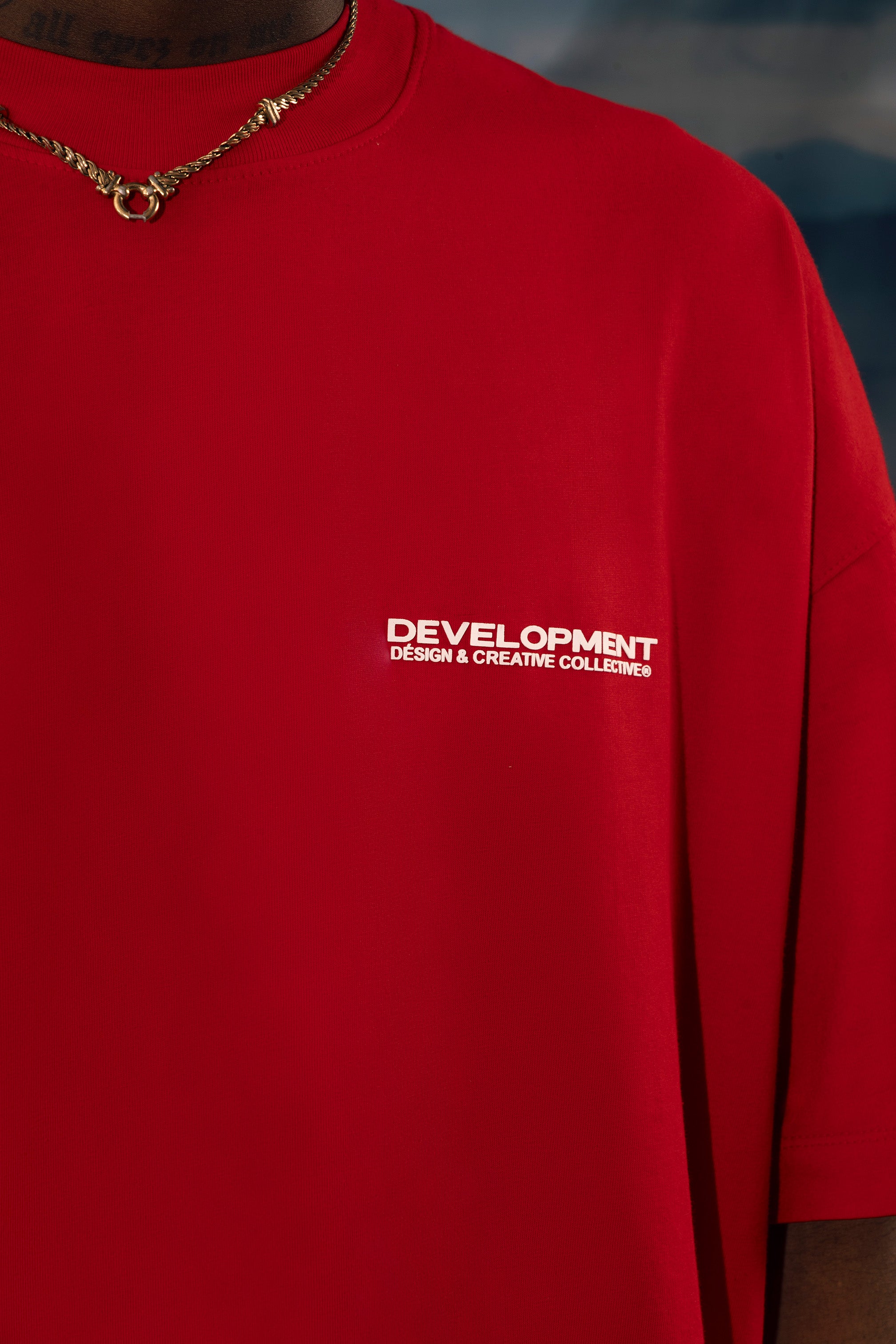 COG Creative collective red tee