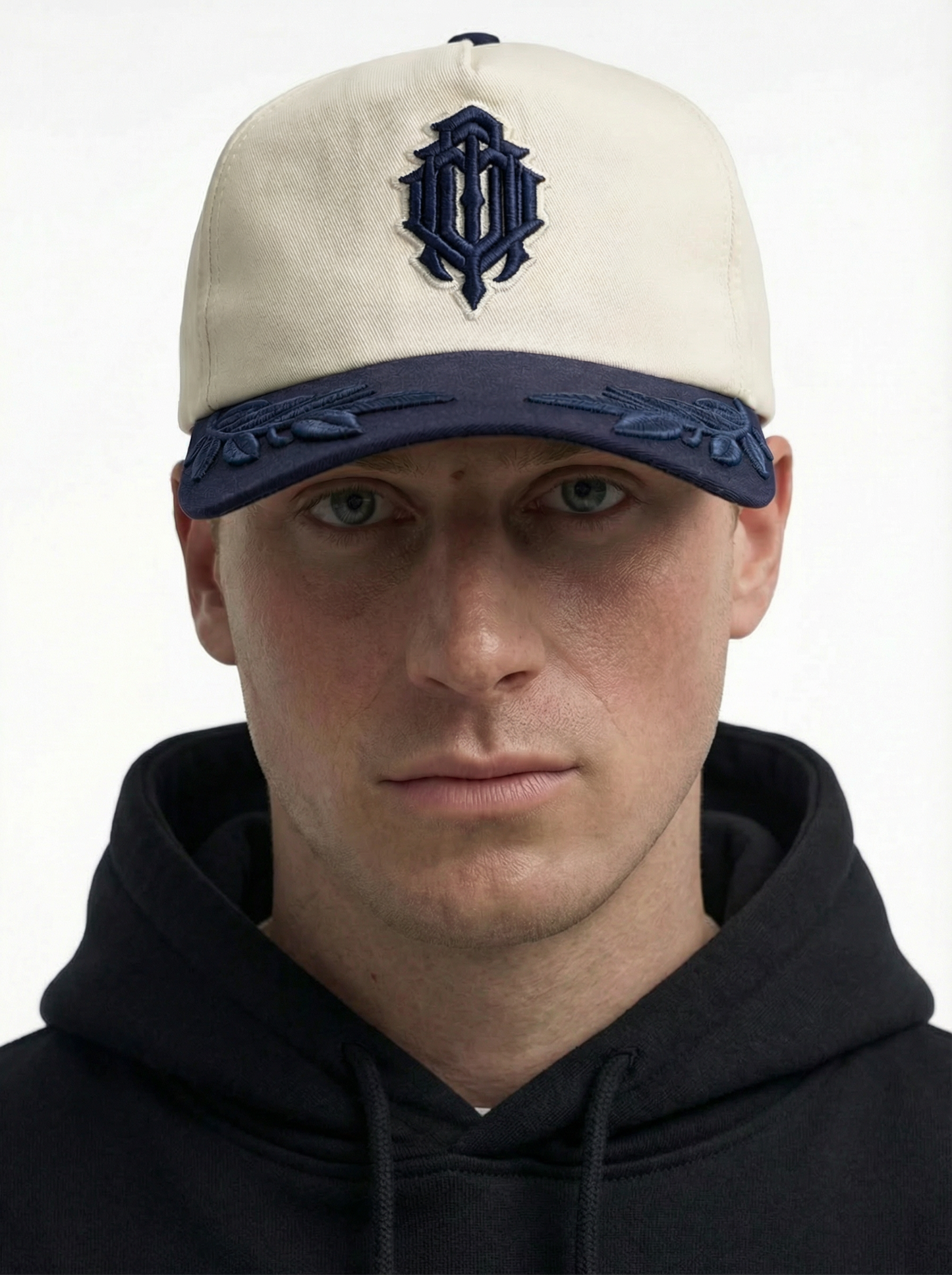 Monogram laurel cap