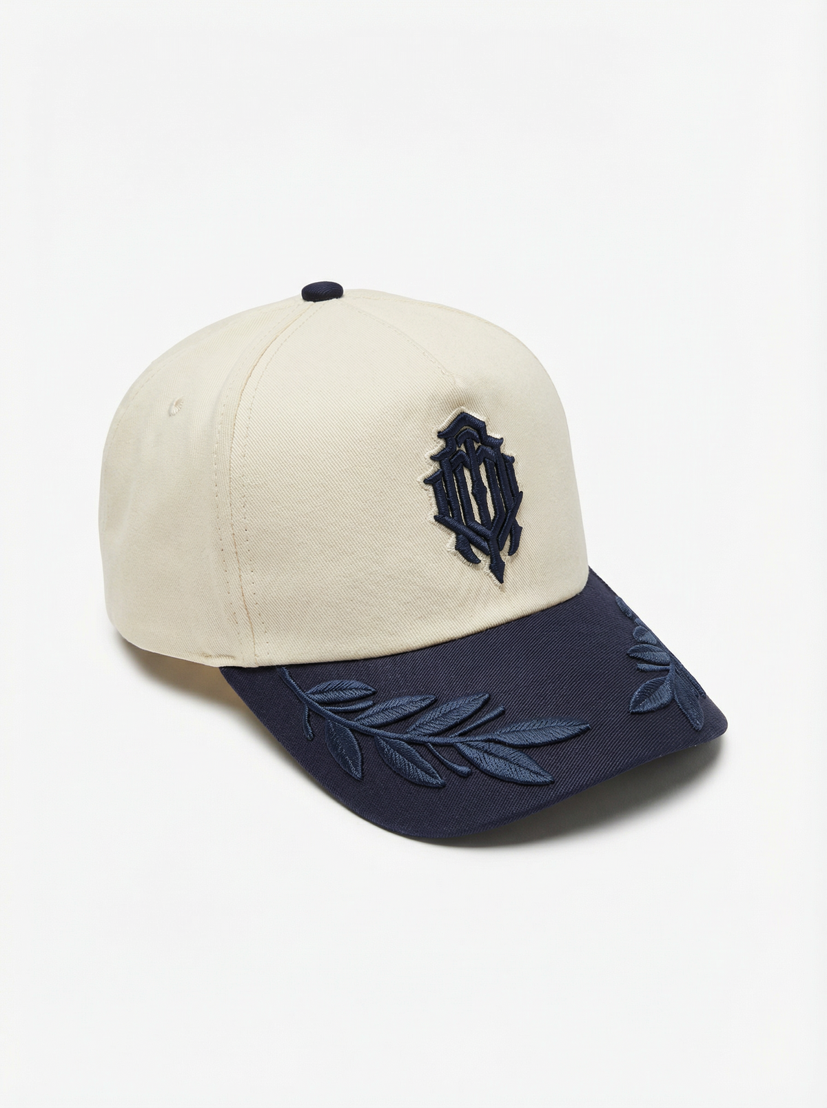 Monogram laurel cap