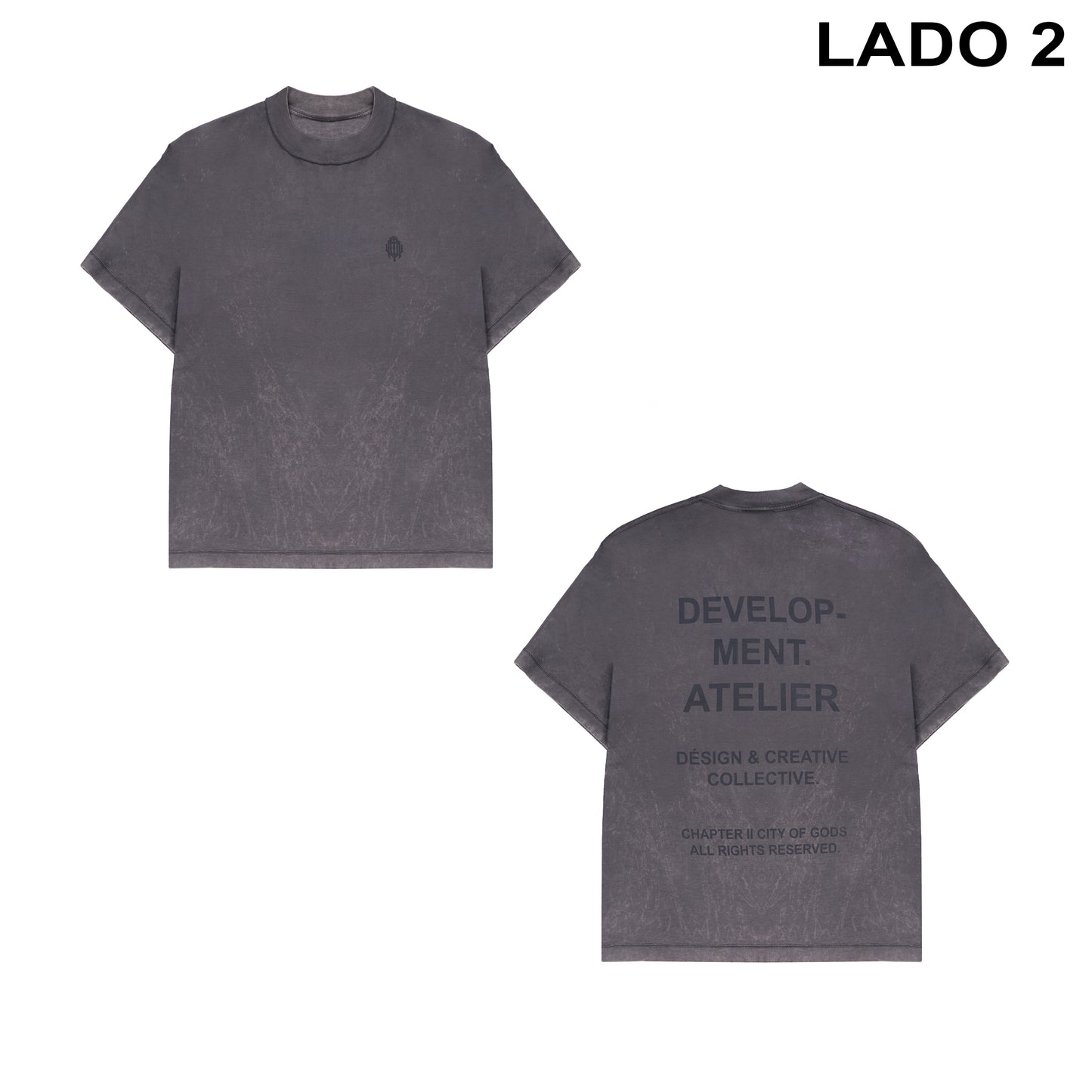 Camiseta reversible City of Gods vintage washed