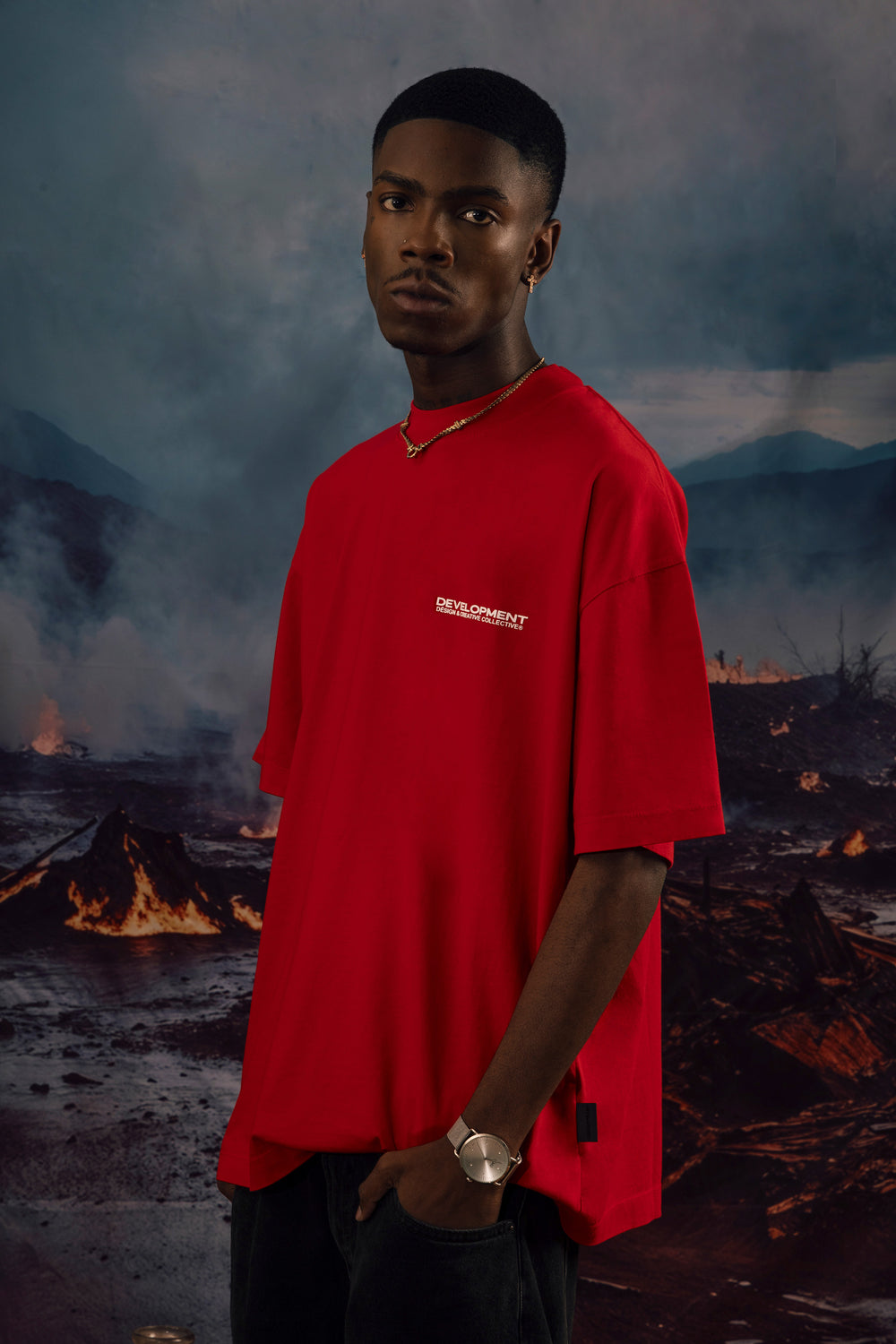 COG Creative collective red tee