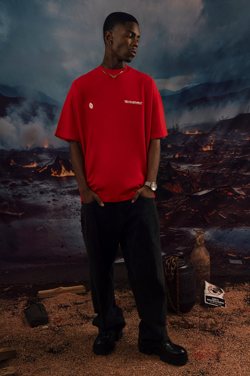 COG Creative collective red tee