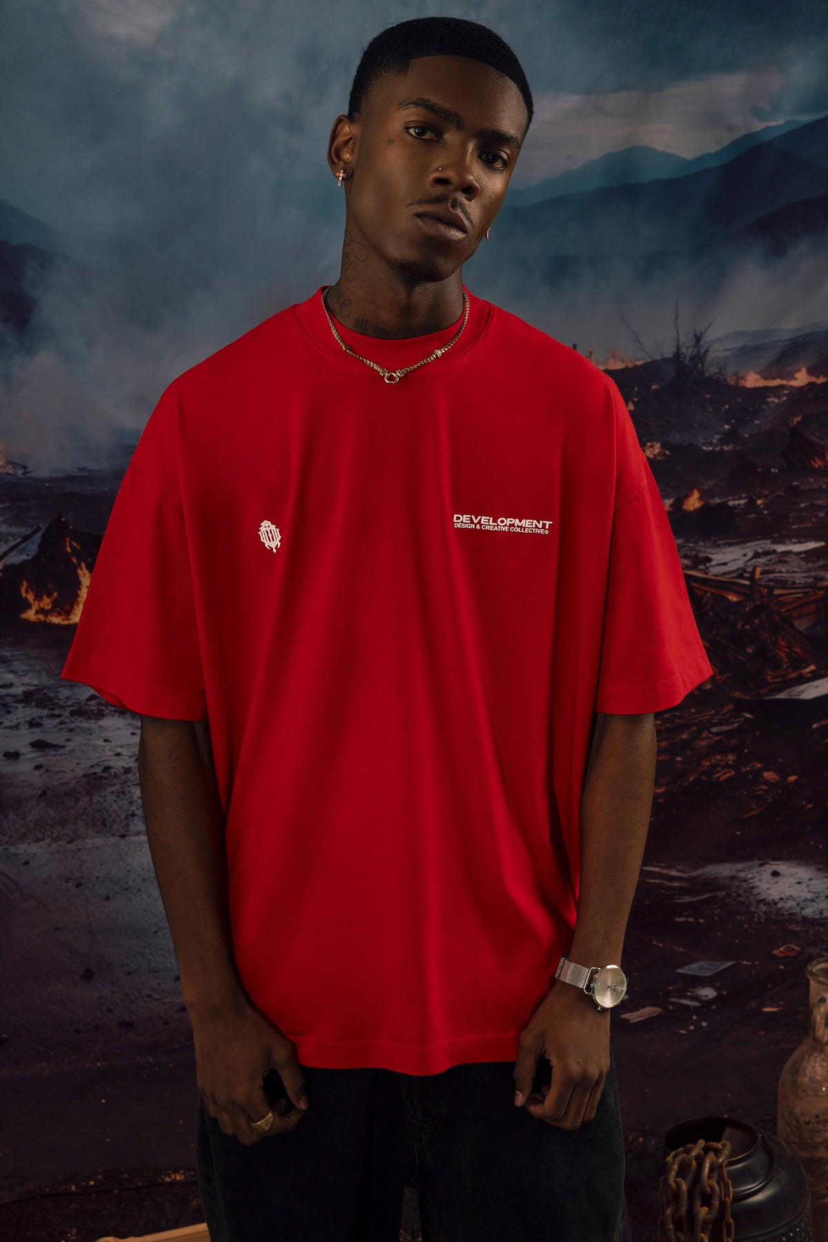 COG Creative collective red tee