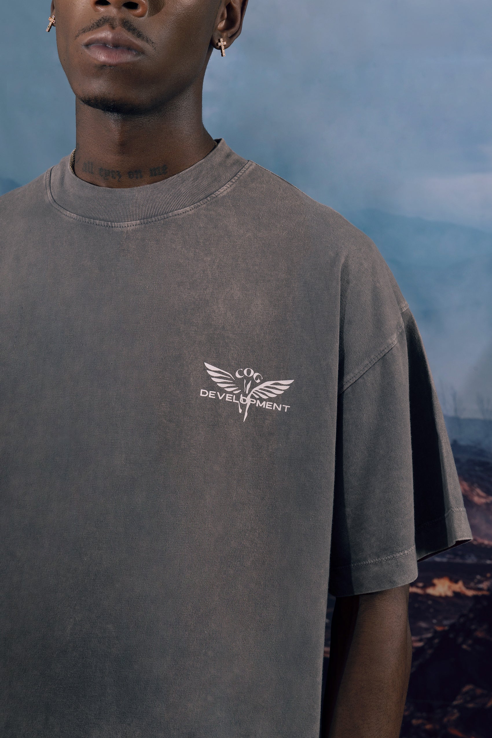 Camiseta reversible City of Gods vintage washed