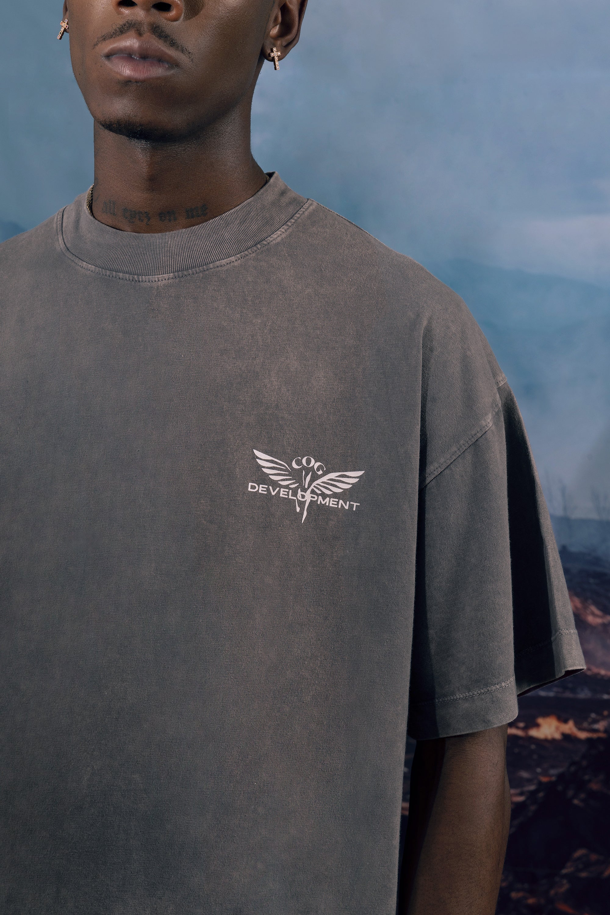 Camiseta reversible City of Gods vintage washed