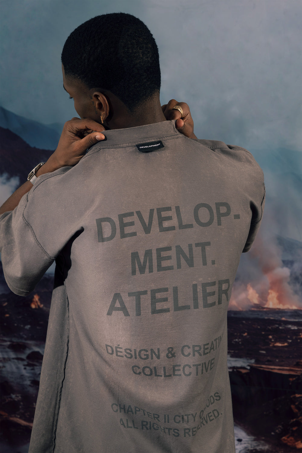 Camiseta reversible City of Gods vintage washed