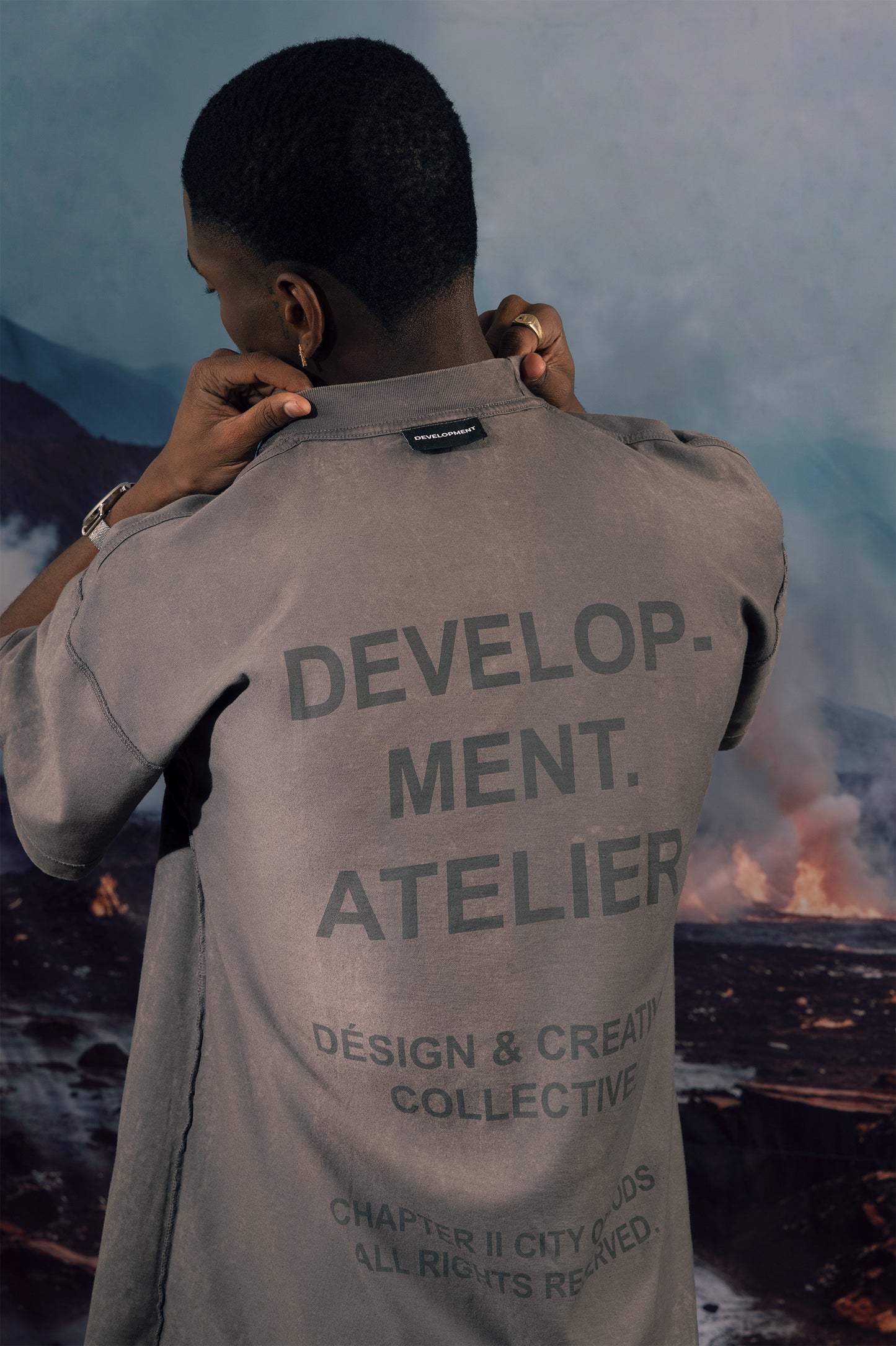 Camiseta reversible City of Gods vintage washed