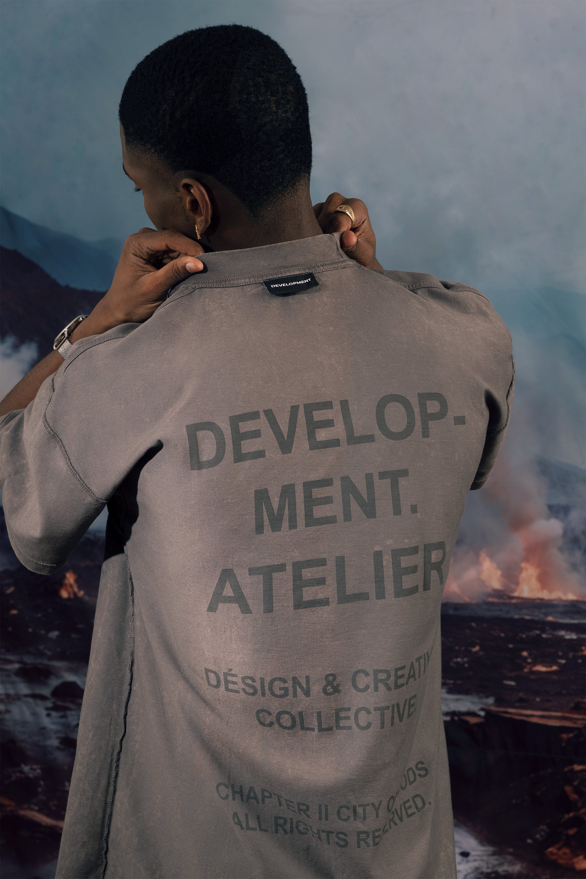 Camiseta reversible City of Gods vintage washed