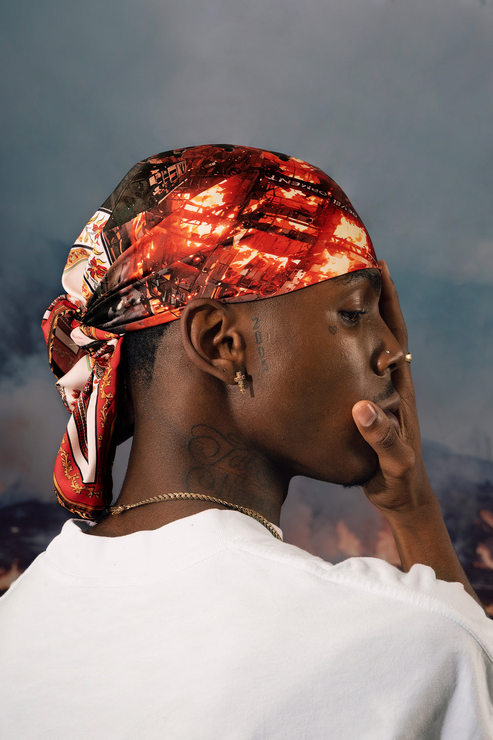 COG City in flames bandana