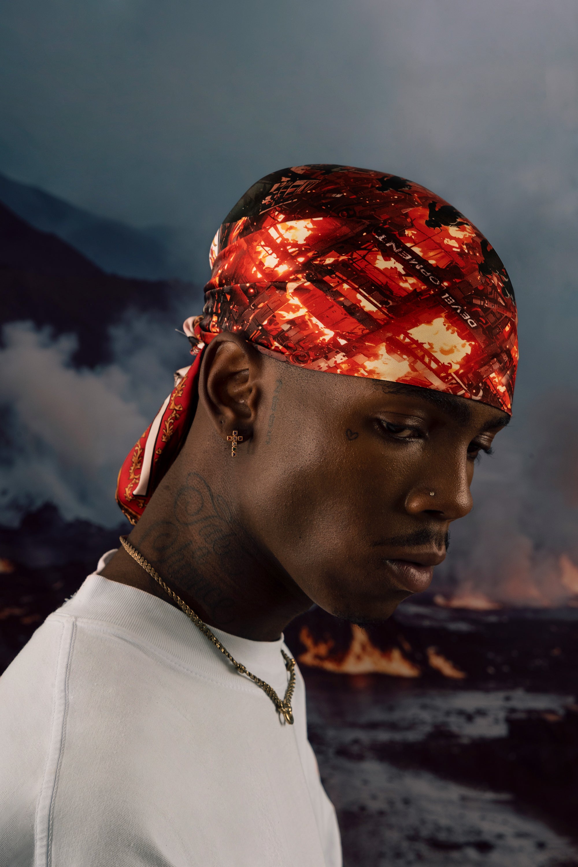 COG City in flames bandana